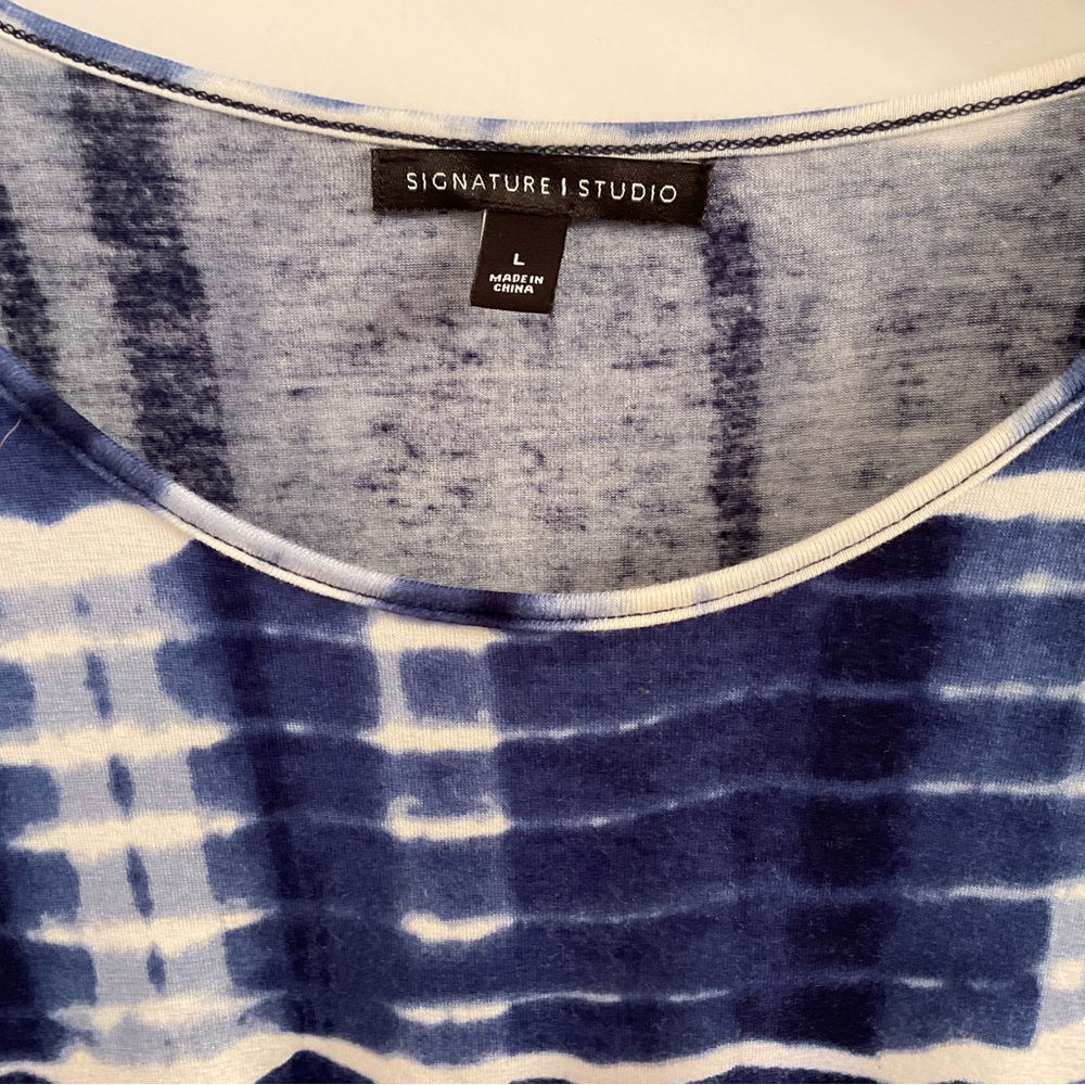 Signature Studio Tie Dye Tank Top - Size Large - Picture 5 of 8